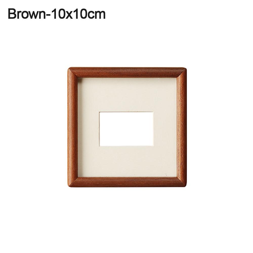 New 6/7/8 Inch Black Walnut Photo Frame Simple Handmade Picture Frame Real Wooden Mortise Tenon Photo Frame