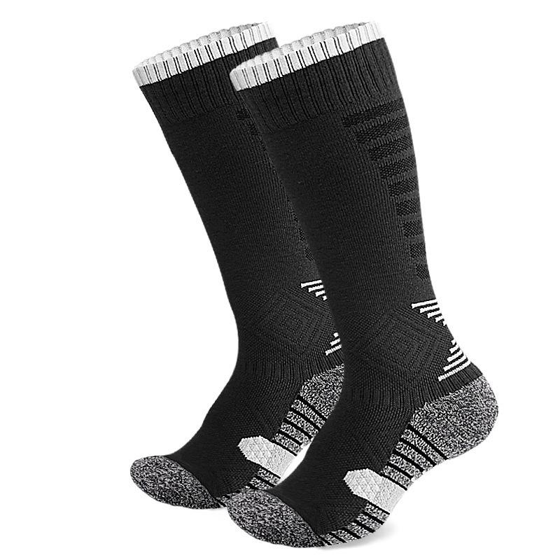 

Towel Bottom Football Socks, Thickened Non-Slip Stockings At The Bottom Of The Socks, Actual Training, High Stockings, Sports Socks For Boys And Girls S code чорний