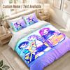 Kpop Demon Hunters Bettwäsche-Set, 1 Bettbezug & 2 Kissenbezüge Weich Bequem Schlafzimmer Heimtextil Dekor