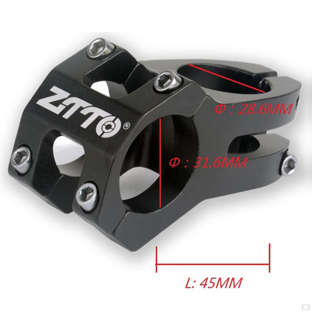 Mountain Bike Stem Alloy Bicycle Lightweight High Strength Short Downhill Repair Component Parts