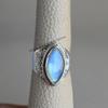 Marquise Labradorite Ring: Handmade 925 Sterling Silver Boho Ring