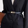 Women Korean Able Thin Waist Strap Metal Accessories Basic Belt Women Casual Porous Adjustable  Belts