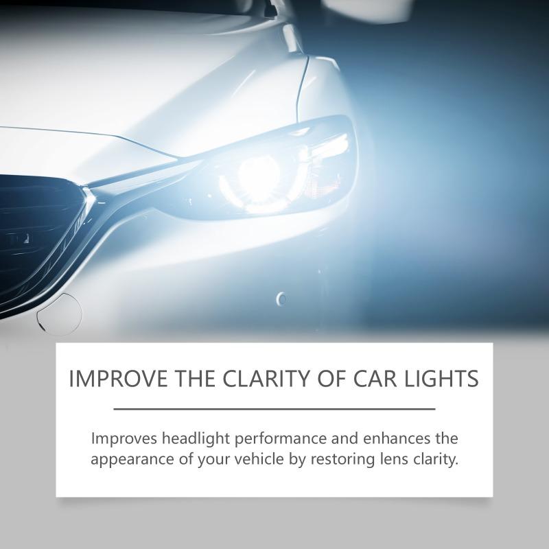 Agent de recondiționare a luminozității auto, kit de reparare a farurilor auto, zgârieturi faruri, agent de placare galben pentru recondiționare