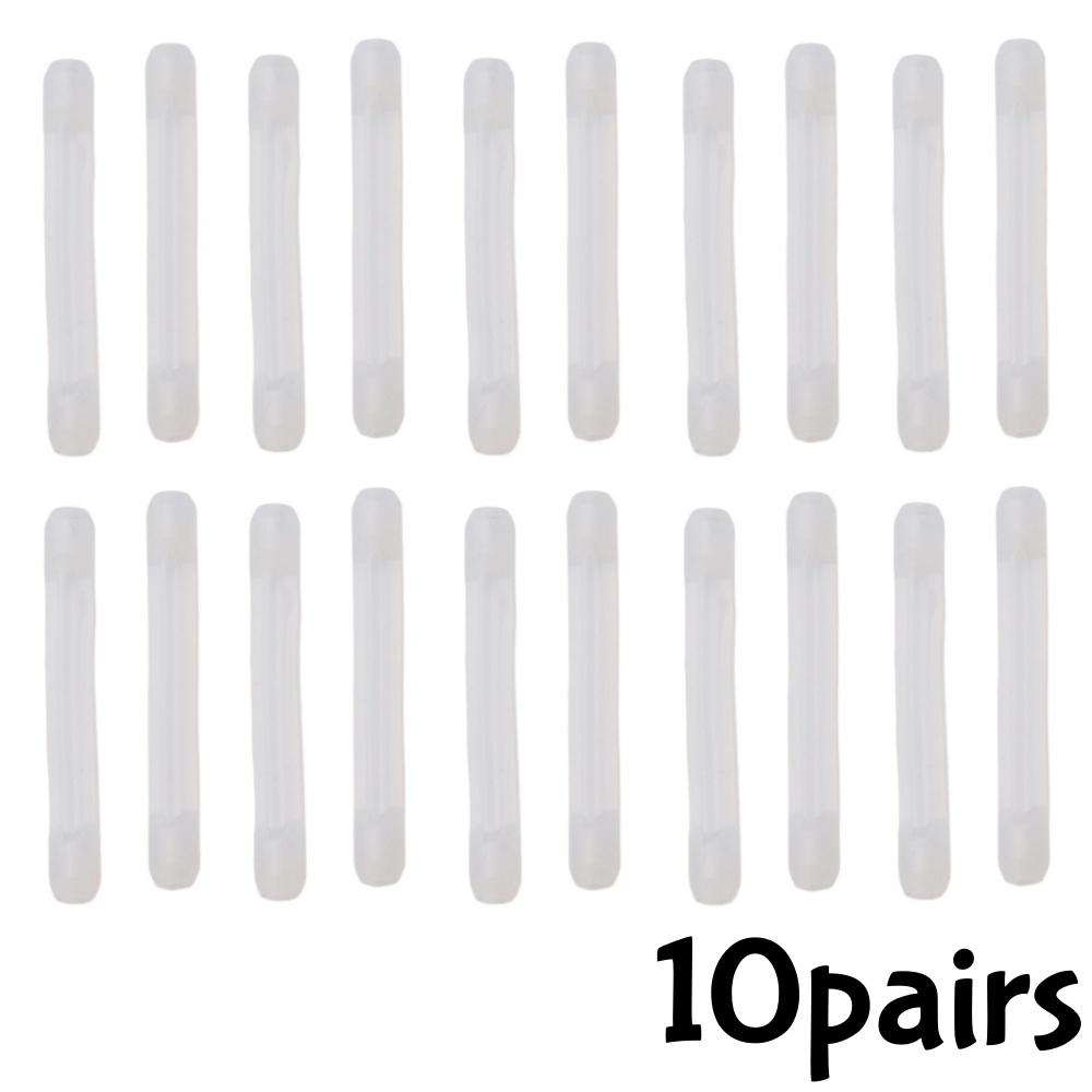 10-20pc Anti-slip Glasses Sleeve Silicone Temple Tips Eyeglass Retainer Eye Frame Leg Drag Fixed Ear Hook Bracket Glasses Access