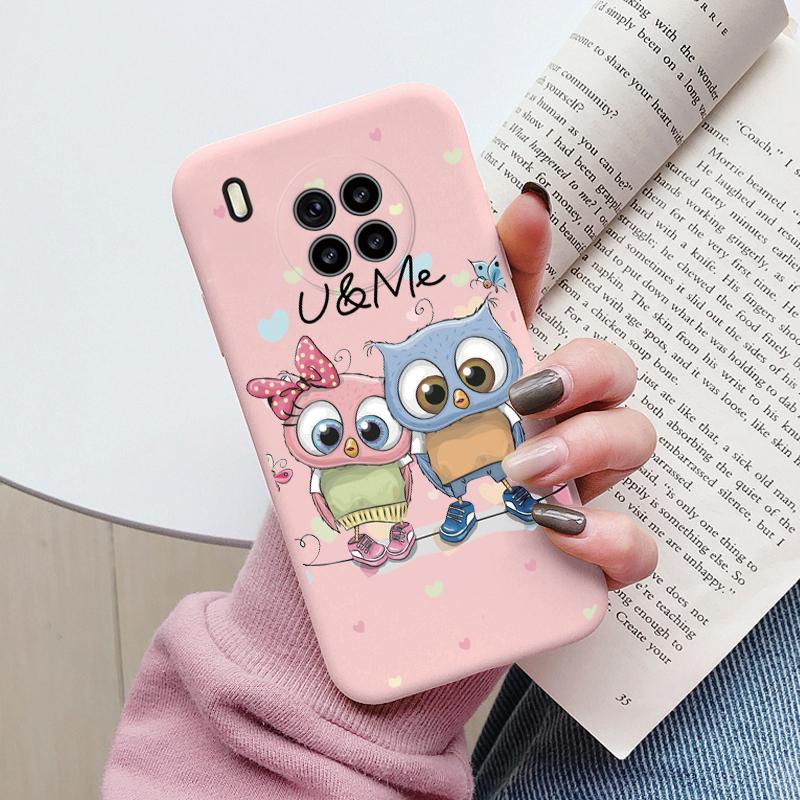 Flowers Funda For Honor 50 Lite Capa Phone Case Soft Silicone Leopard Print Cute Cat Bear Back Cover Shockproof For Honor 90 200