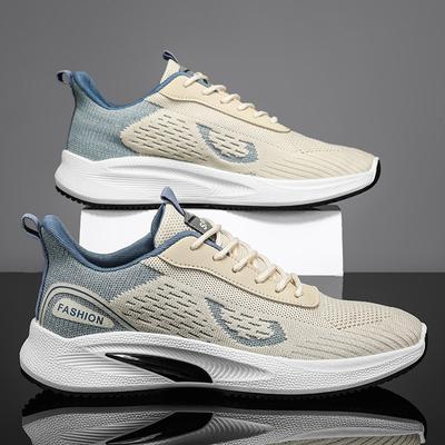 Sneakers Plateau Freizeit Laufschuhe atmungsaktives Fly-Weave-Mesh Dad Shoes 22 Sommer