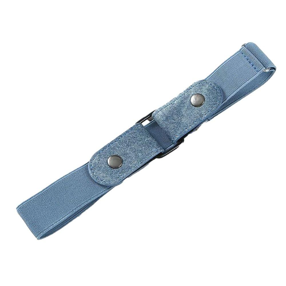 2Pcs Adjustable Buckle-Free Belt Easy To Wear Stretch Elastic Waist Band  Jean Pants Dress