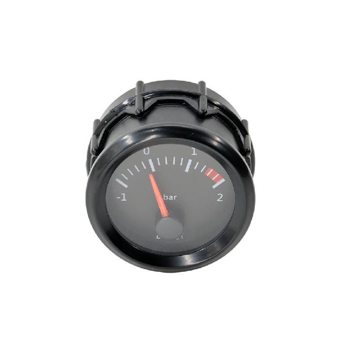 52mm Stepper Motor White LED Backlight Auto Car Boost Gauge -1~2 Bar Turbo Clock Meter Instrument