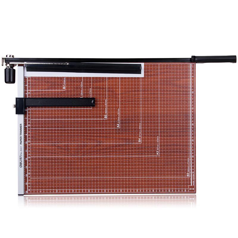Deli Wooden B3 Guillotine Paper Cutter