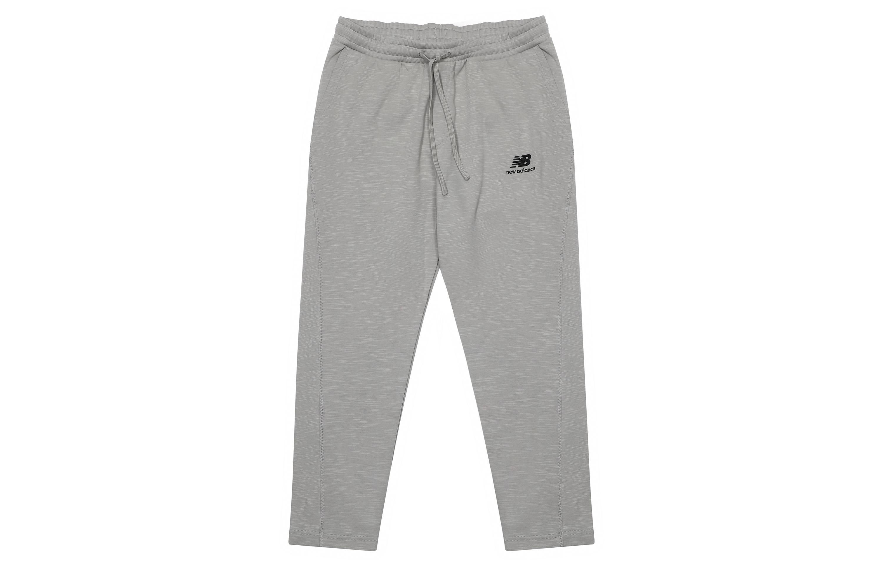 New Balance New Balance Essentials Трикотажные брюки-джоггеры Мужские Серый Умеренный Прямой крой Брюки AMP23313-NTP M