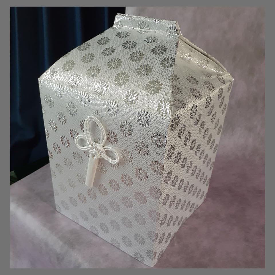 6-inch Urn Cover, Wide Gold (Silver), Ideal for Urn Storage, Home Storage, Funeral Supplies, 6-inch Size