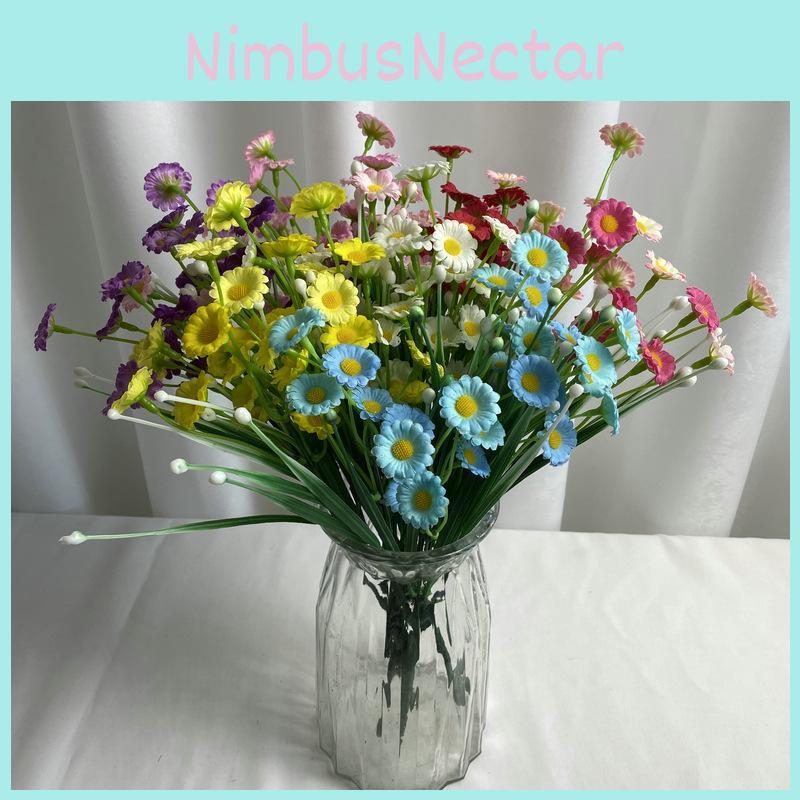 Daisy Small Silk Flower Bouquet For Wedding Decor And Home Projects Styling