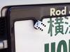 License Plate Bolt Dice (White) NB-AA113WH-MON