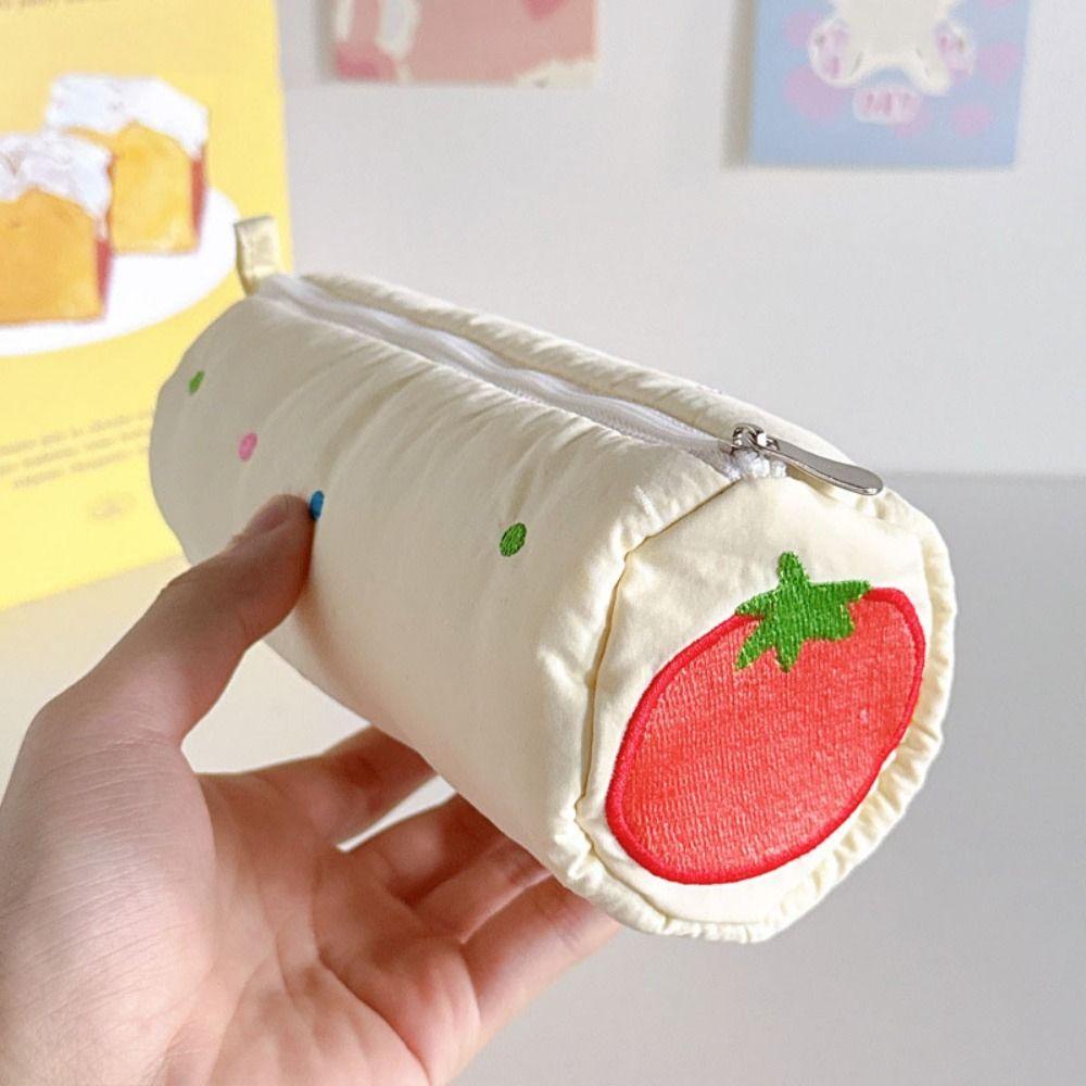 Little Star Pencil Case Pouch Embroidery Desk Storage Bag Cute Makeup Lipstick Bag  Students