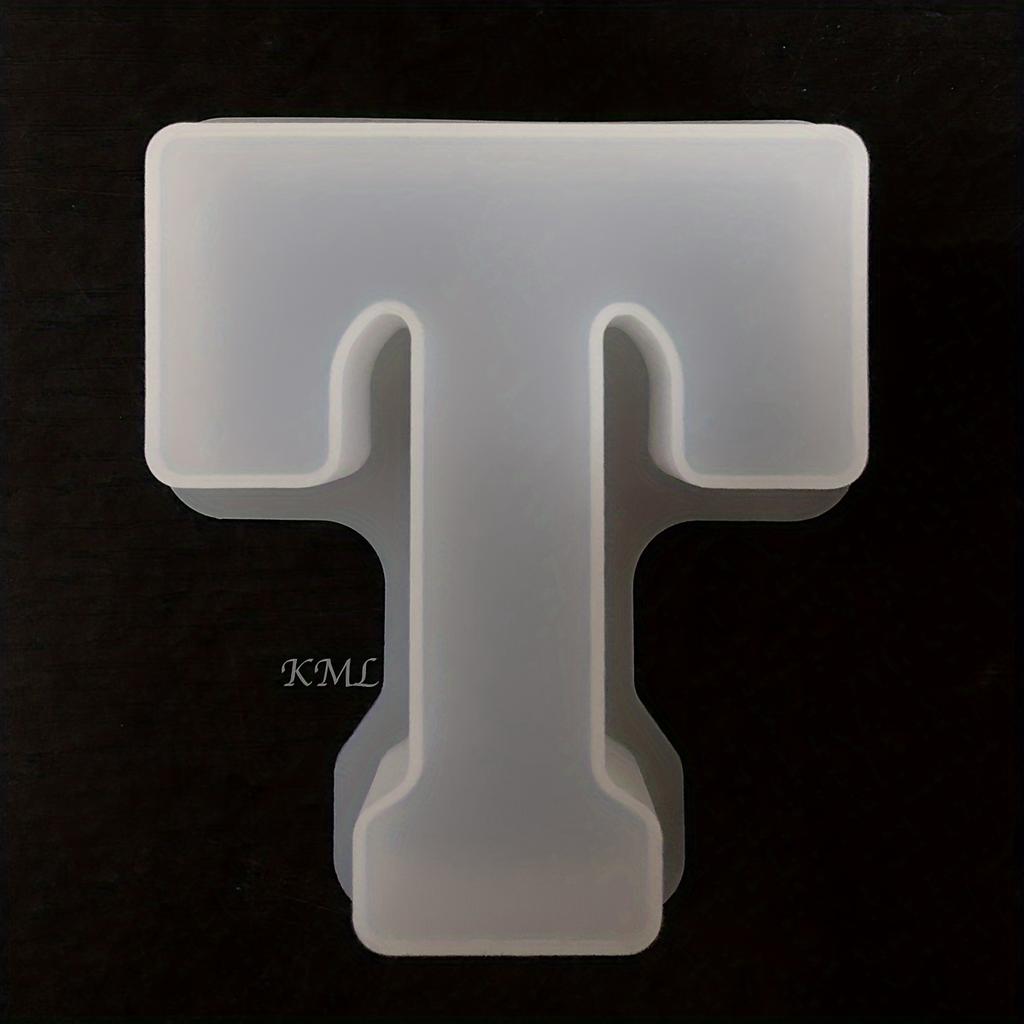 26 Stück Silikonform für englische Buchstaben, 10 Silikonformen für Ziffern, 26 Buchstaben- und Zahlenformen Handgefertigter Buchstaben-Harzguss