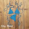 Bikini Micro Trendy Fatto a Mano all'Uncinetto