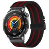 For Huawei Watch GT 5 46mm Watch Band 22mm Stripe Design Parachute Buckle Nylon Strap