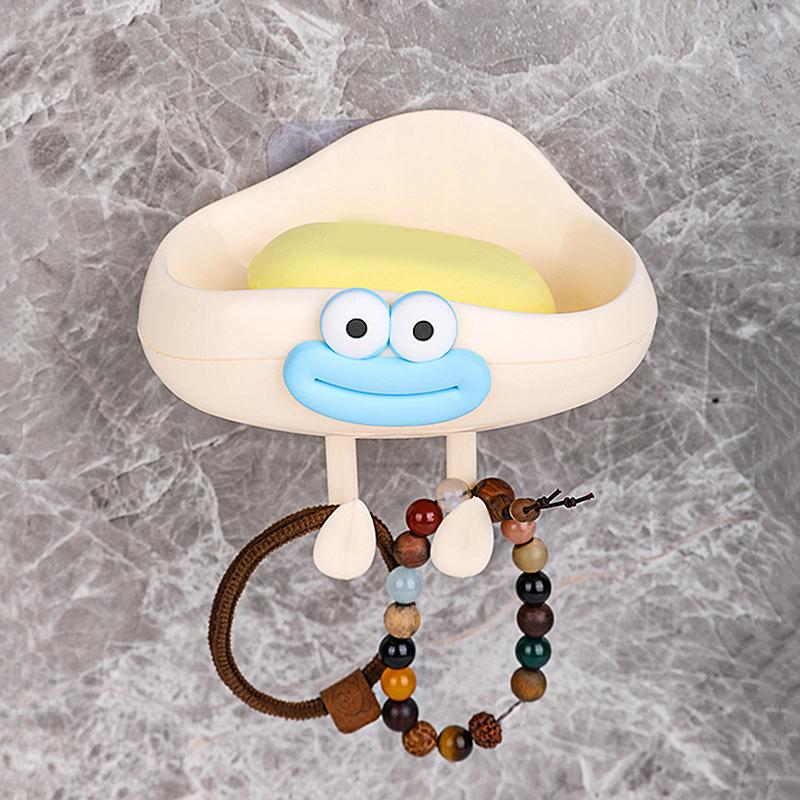 

Мультяшный крем для рта Mig Облачная мыльница Домашняя настенная неперфорированная мыльница Слив для ванной комнаты Мыльница для хранения синий