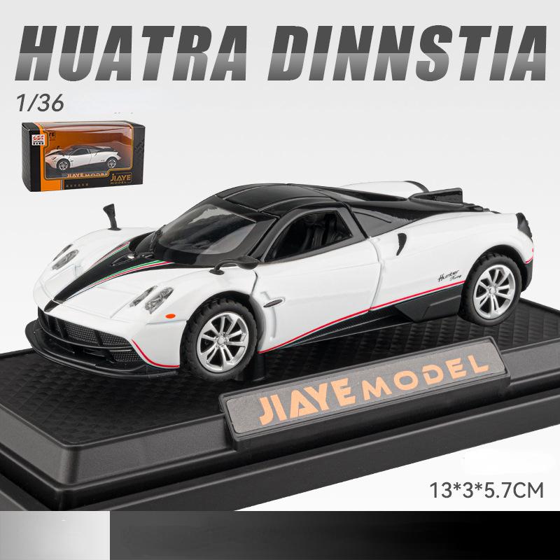 1:36 Pagani Huayra Dinastia Alloy Sports Car Model Diecast Metal Toy Car Model Sound Light Collection Children Gift F562