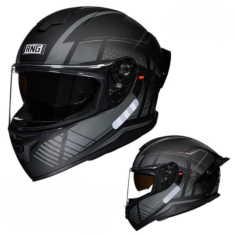 Motorcycle Helmet Motorcycle Helmet Double Lens Large Tail Bluetooth Headset Full Helmet Motorcycle Helmet Motorcycle