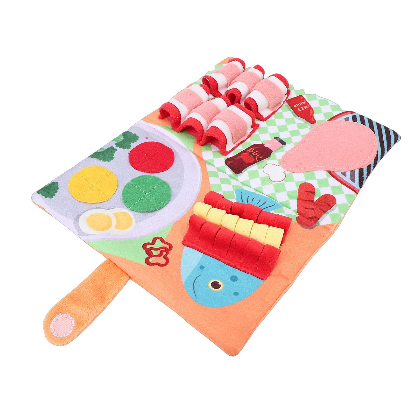 

Dog Sniffing Mat Plush Stimulate Intelligence Boredom Relief Slow Feeding Dog Sniff Pad for Pets Training Barbecue Menu