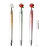 0.5mm Cute Fruit Gel Pens Black Ink Ballpoint Pen Retractable Stationery Supplies Fine Point Quick-Dry Ink Writing Tool