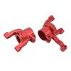 RC C Hub Carrier Aluminum Alloy C Hub Caster RC Car Upgrade Parts for Axial SCX6 1 6 RC Car Red