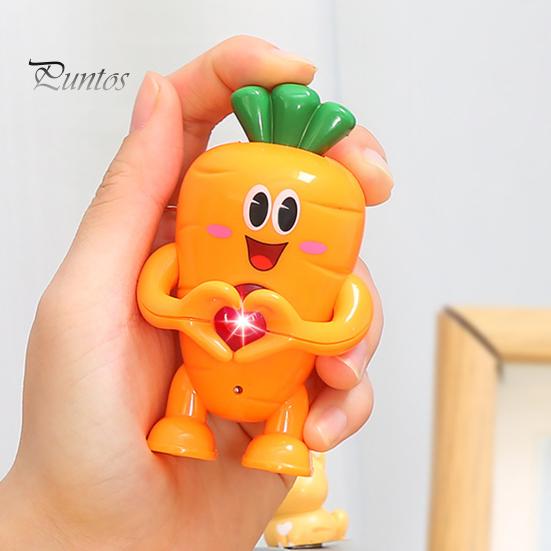 Liebesgeste, Karottenspielzeug, Drücken, Aufleuchten, „Ich liebe dich“, sprechendes Karottenspielzeug, bewegliche Liebesherzhand, pädagogisches Rettichspielzeug, Schlüsselanhänger, Anhänger, Valentinstag