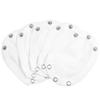 5 stuks Schattige Katoenen Romper Verlengstuk Wit Super Handig Verlengstuk Pads Zachte Romper Verlengband Baby Rompertje Partner