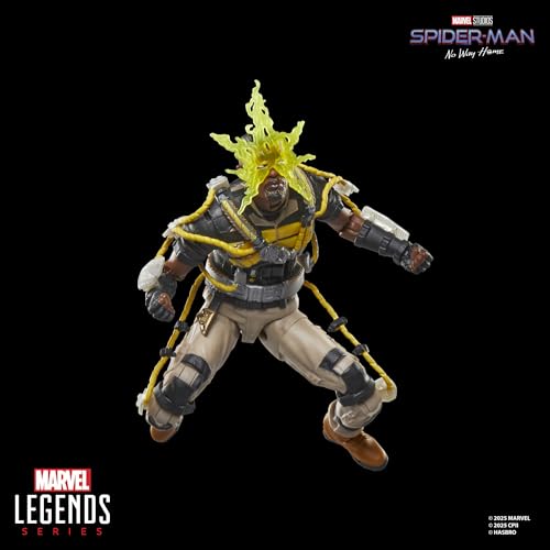 Hasbro Marvel Legends Series Electro, Spider-Man: No Way Home, Collectible 15cm Action Figure G0595, Authentic