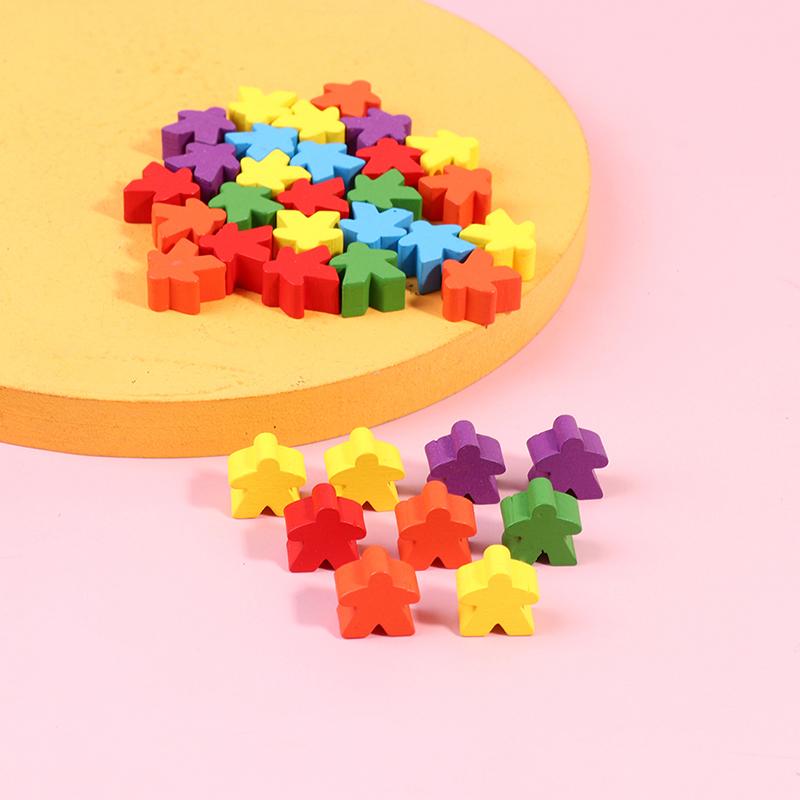 100 holz Meeples 16Mm Extra Brettspiel Bits Bauern Schach Stücke Groß Ersatz