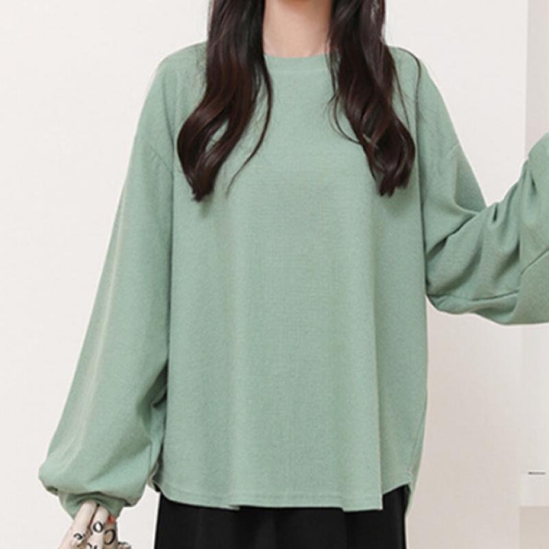 Navava NT2012 Simple Basic Round Neck Long Sleeve T shirT