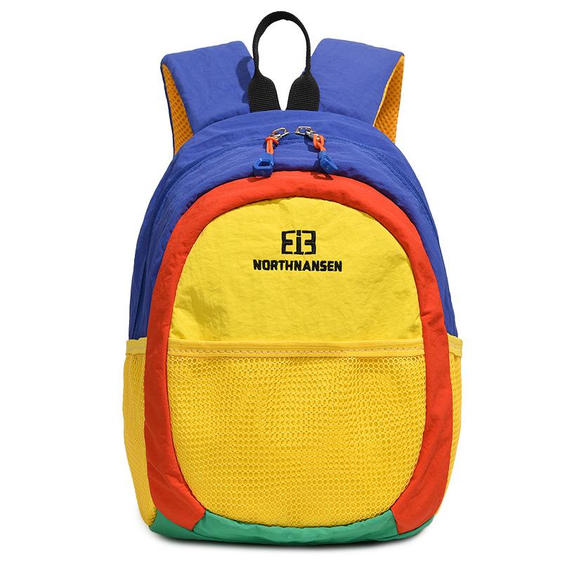 Outdoor Travel Sports Backpack Multi-functional Color Block Backpack
