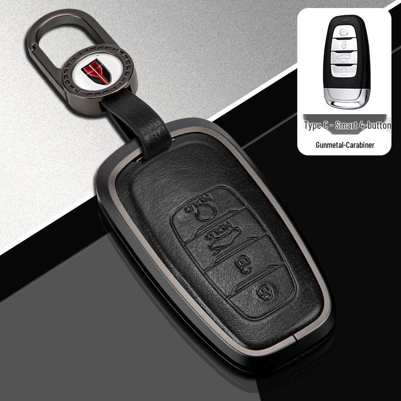 2022 Hongqi H5 Key Case: Protective Metal Shell for 18-21 Models, Unisex Design