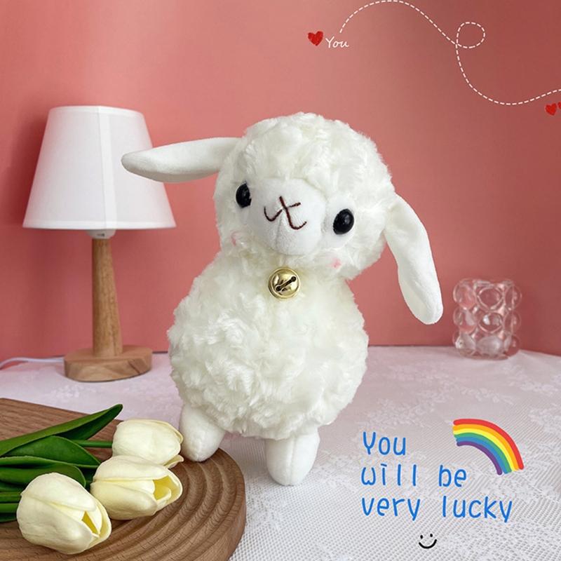 Kawaii Baby Goat Soft Plush toys Cute Goat for Doll Creative Cartoon Sheep for Doll Room Decorations Toys Christmas