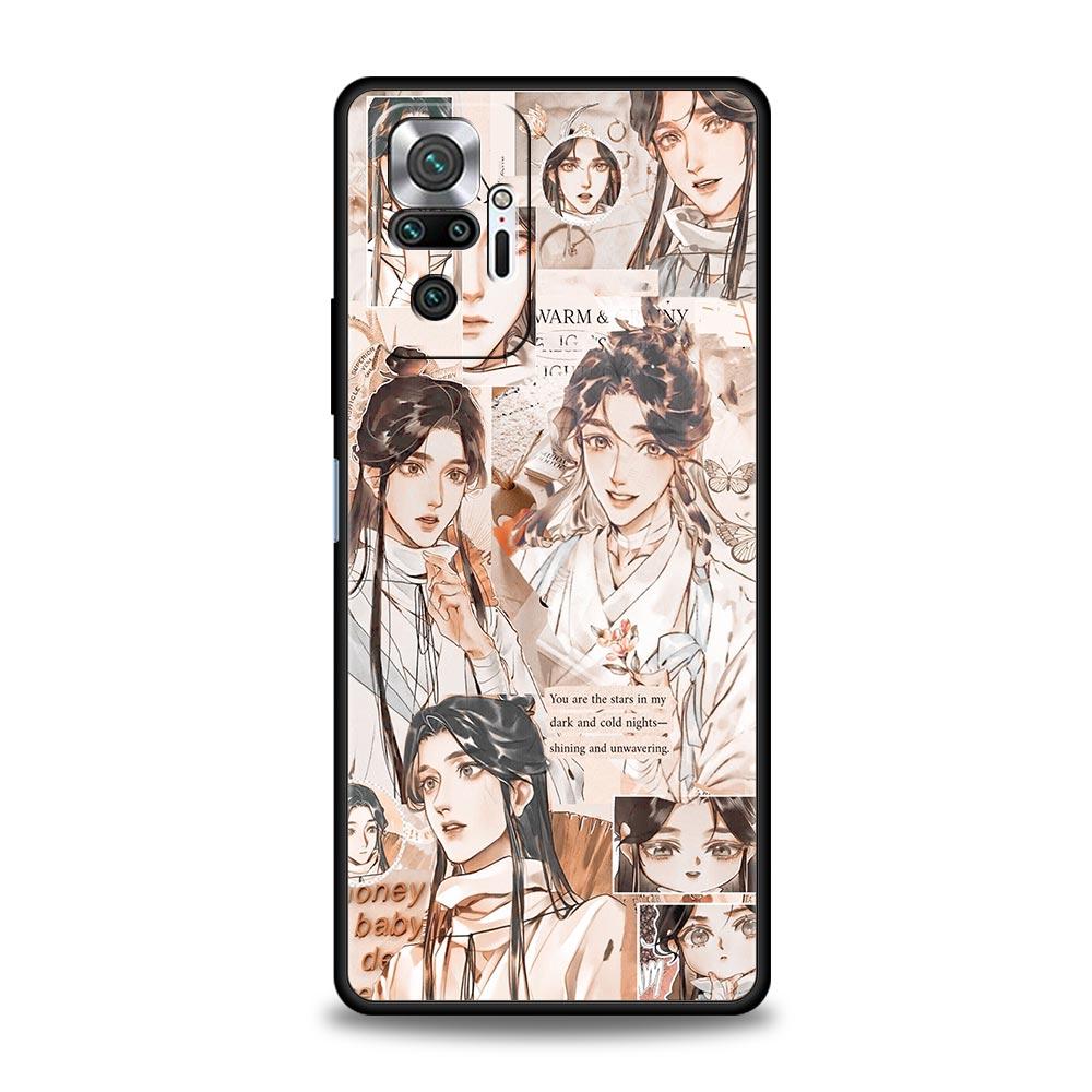 Heaven Official’s Blessing Phone Case For Xiaomi Redmi Note 12 5G 11 10 Pro 4G 10C 9S 9 8 7 9T 8T 9C 9A 8A K40 Gaming Soft Cover