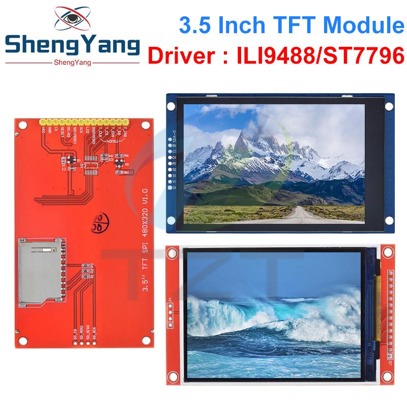 TZT 3.5" 3.5 inch TFT LCD Touch Screen Module 480x320 ST7796U ILI9488 LCD Display for Arduino UNO MEGA2560 Without Touch