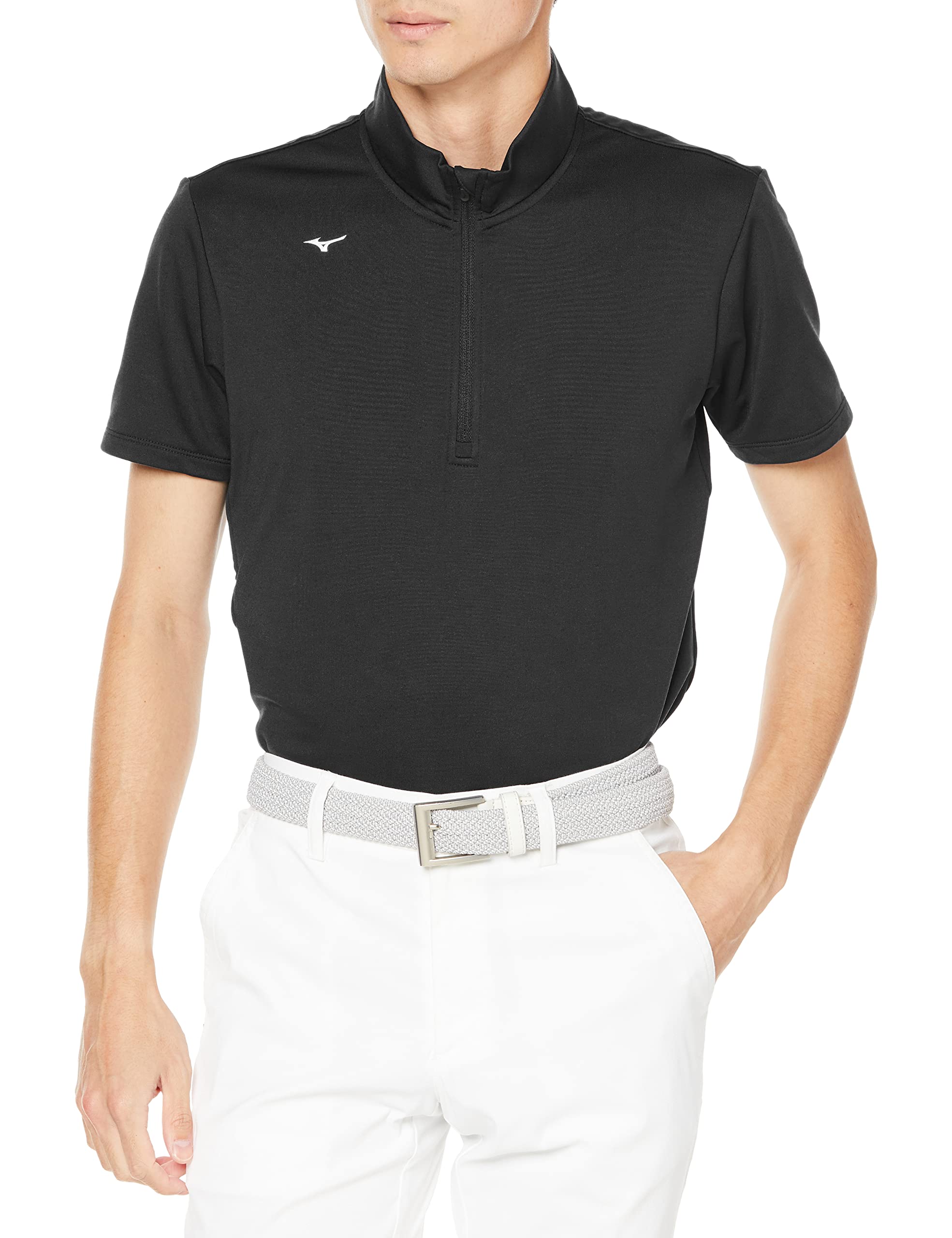 

Гольф Slightly Brushed Short M [Mizuno] Износ, подкладка, рукав, рубашка на молнии, стрейч, E2MA2501, мужской, черный, чёрный