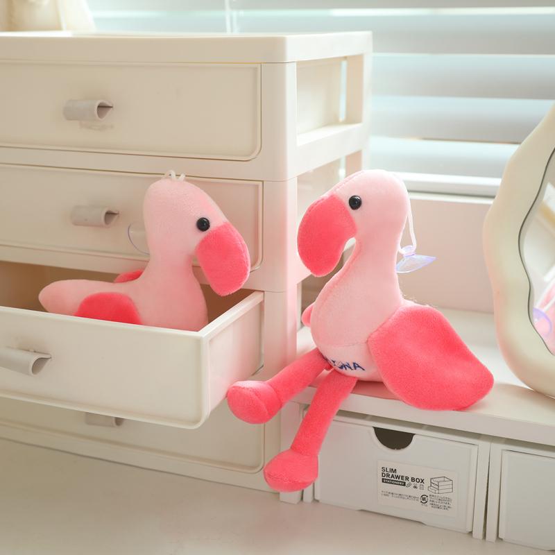 15cm 25cm Pink Flamingo Plush Toy Soft Cute Cartoon Stuffed Animal for Kids Girls Holiday Birthday Xmas Gift Home Decor