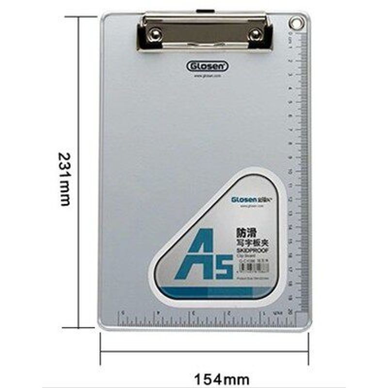 Aluminum Alloy Writing Board A4 A5 Writing Notes Plywood Folder Pad File Clipboard Folder Copy Board A5 Aluminum Alloy Small Clip