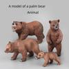 Mini Brown Bear Family & Farm Animal Toy Set