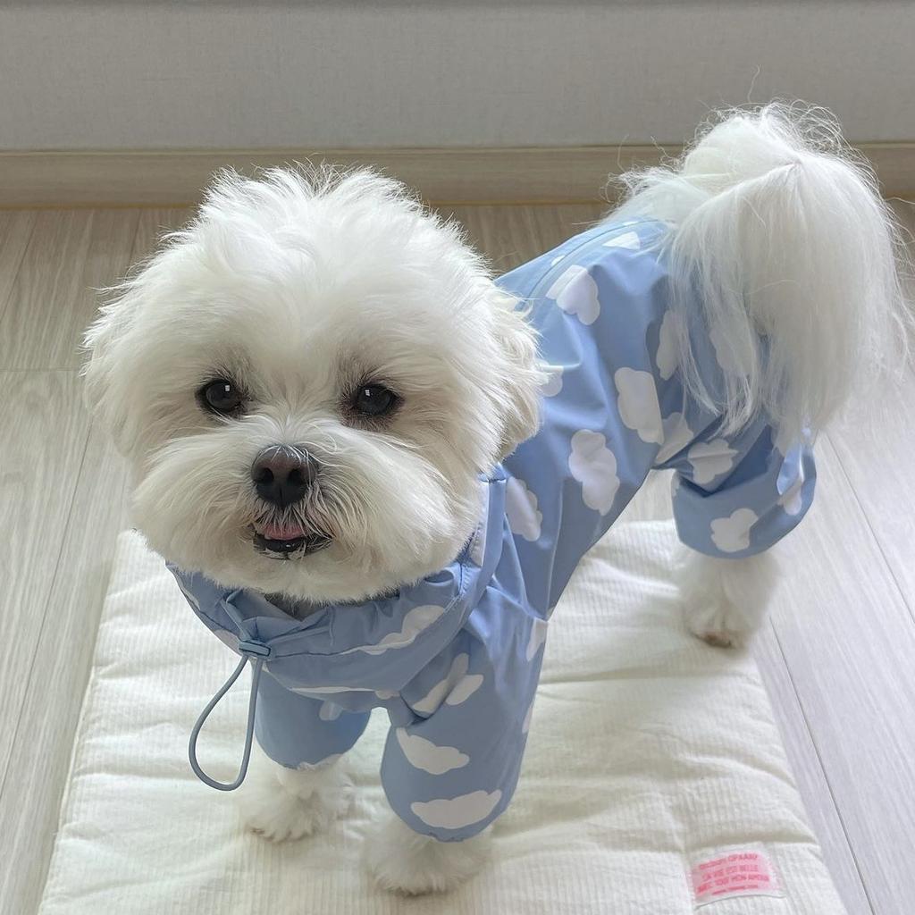 Fashion Pet Rain Coat for Dogs Waterproof Impermeable Full‑Body Raincoat Rain Cape Dog Clothing