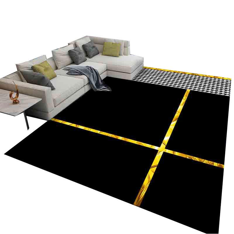 Light Luxury Printed Carpet for Home Living Room Coffee Table Bay Window Bedroom Japanese Style Carpet
