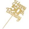 Happy 50th Birthday Cake Topper - 50th Birthday Decorations,50th Topper,50 Cake Party Decorations,50 Anniversary Decor
