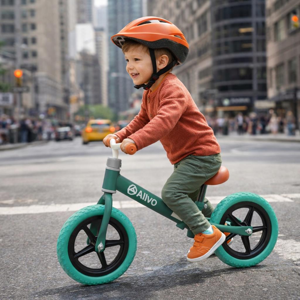 [PACZB] Allvo 12" Turquoise Children's Balance Bike ALV-U563TN