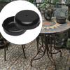Easy Installation Metal Chairs Plastic Outdoor Lid Round Outdoor Plastic Pack Wrought Iron Patio Furniture Feet