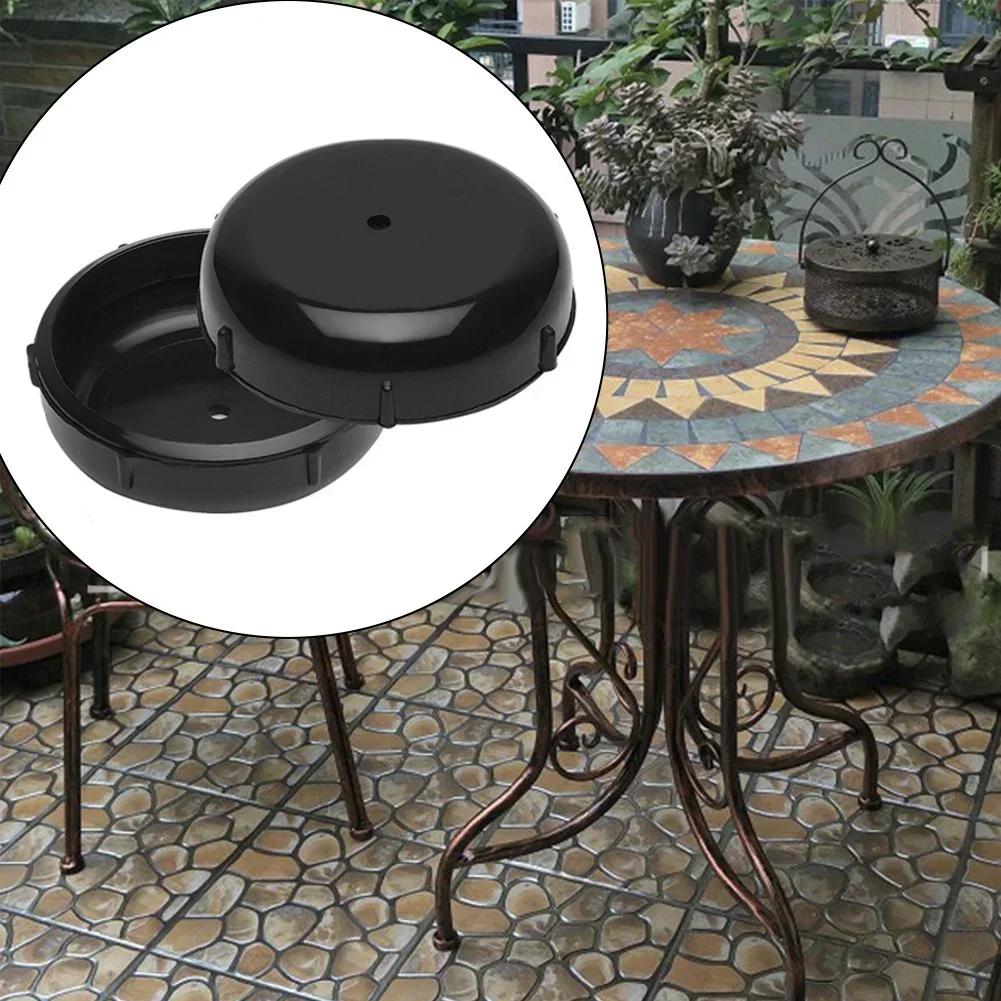 Easy Installation Metal Chairs Plastic Outdoor Lid Round Outdoor Plastic Pack Wrought Iron Patio Furniture Feet