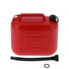 Jerry Can ABS Plastic Portable Gas Canister Military Style Oil Tank Industrial Supply 10L Red