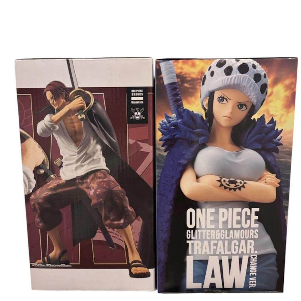 [USED] One Piece Figure Shanks Law GLITTER & GLAMOURS