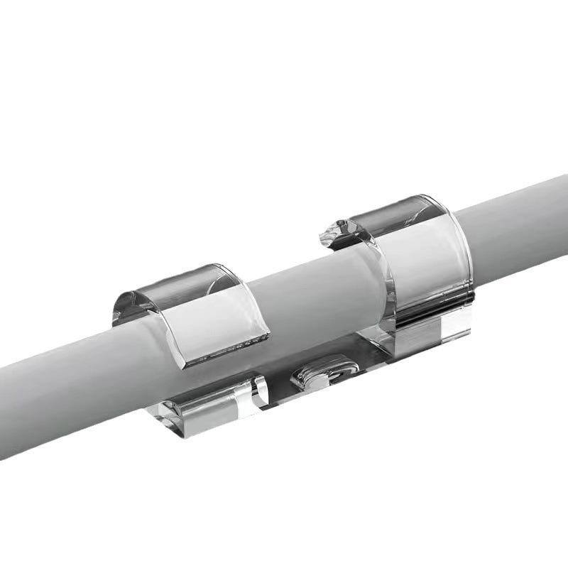 Upgraded Adhesive Cable Organizer Clips - Nail-Free, No-Marking Wire Routing Clips for Network Cables